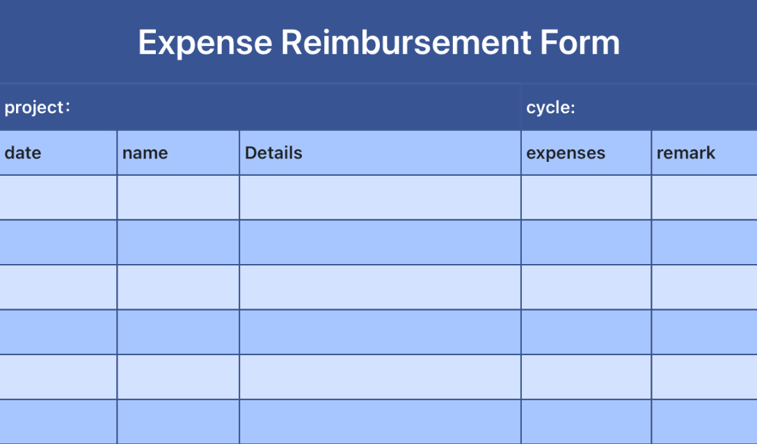 Expense Reimbursement Form